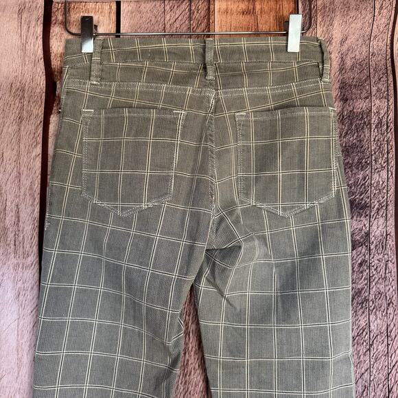 Frame Pants Le Crop Mini Boot Plaid Size 27 Versatile Work Casual Fall Spring - Picture 5 of 10